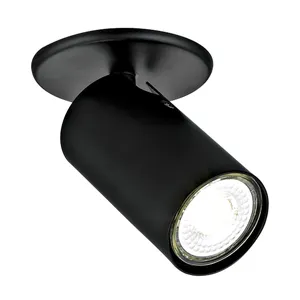 Foco INSPIRE Ubla GU10 negro 9 cm diámetro