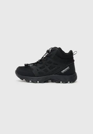 TRACK MID WP UNISEX - Høye joggesko - black