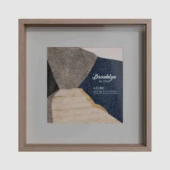 Brooklyn Azure Photo Frame Nat Wood 8x8in