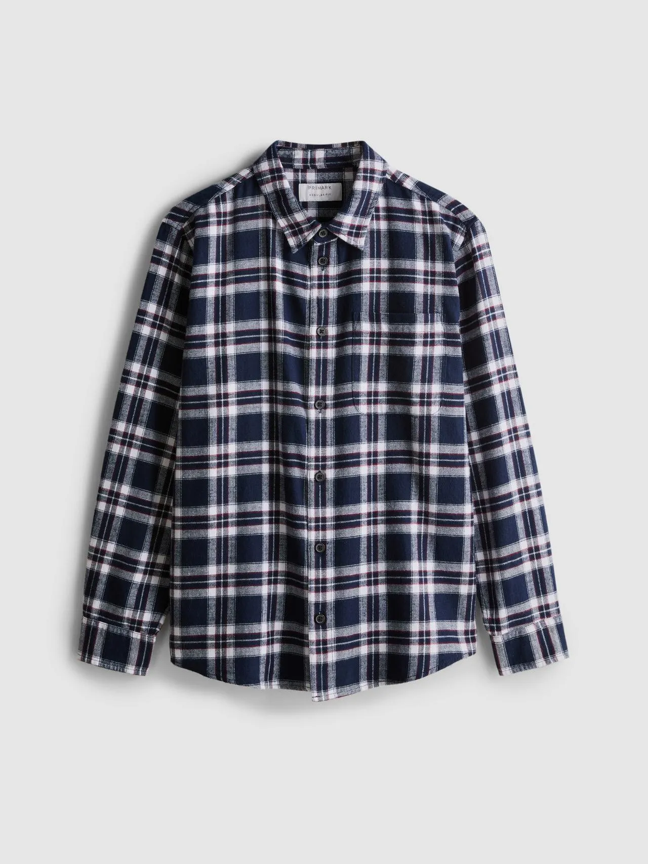 Chemise en pur coton à carreaux