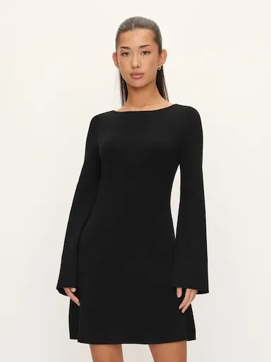 Romy Long Sleeve Knit Mini Dress