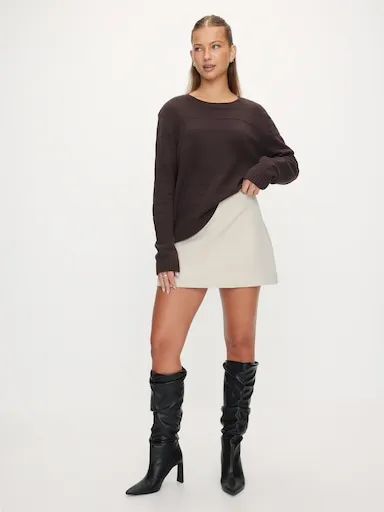 Estella Textured Crew Knit