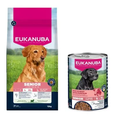 Eukanuba Premium Nutrition 12 kg ou 15 kg + boîtes 3 x 400 g offertes !