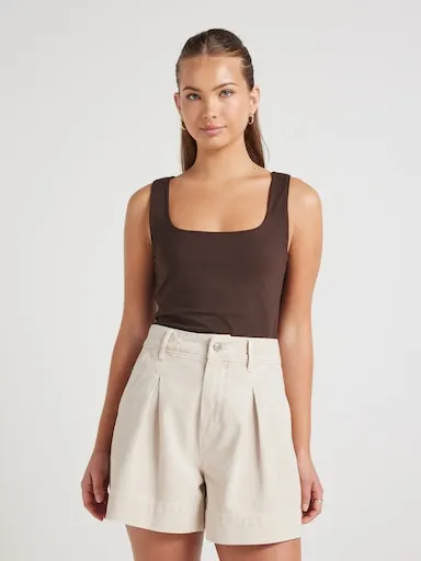 Dotti Linda Pleat Front Denim Short
