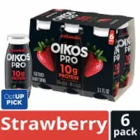 Oikos Pro Shots 10g Protein Strawberry Cultured Dairy Drinks