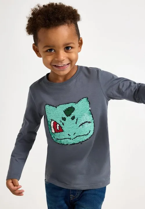 POKEMON - Topper langermet - dark grey