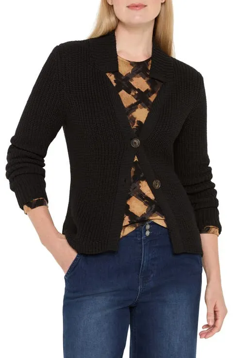 NIC+ZOE Shaker Stitch Cady Sweater Jacket
