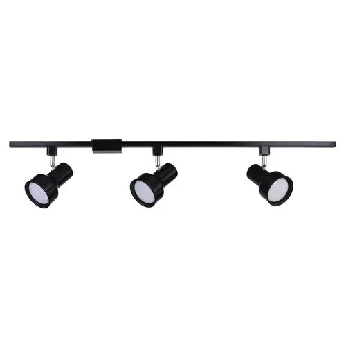 Patriot Lighting® Step Light 3-Light Black Track Lighting Set