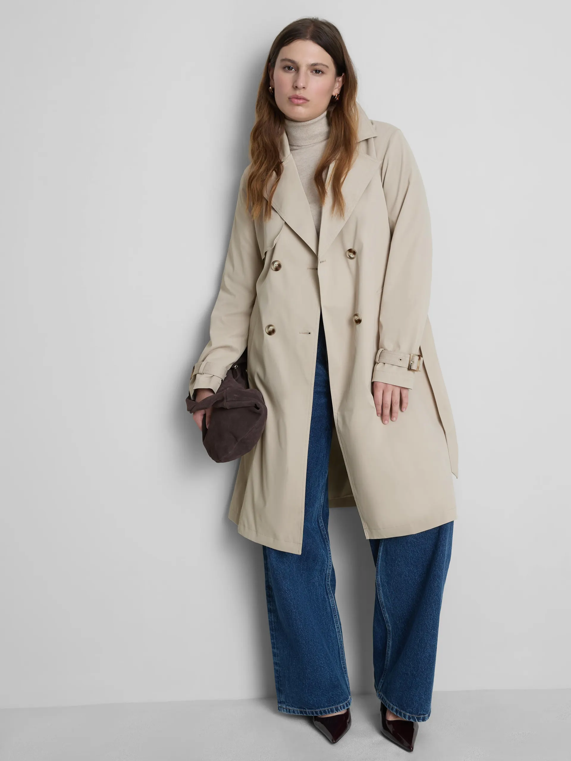 Trench-coat avec ceinture
