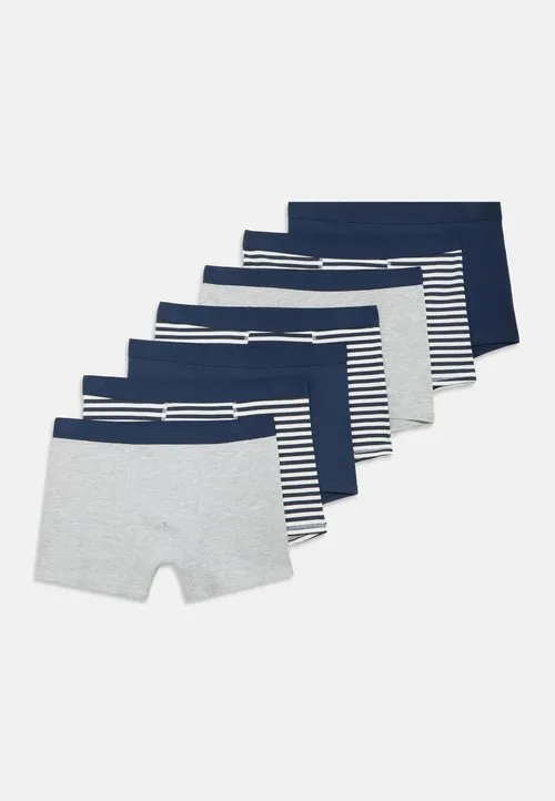 7 PACK - Underbukse - mottled grey/dark blue