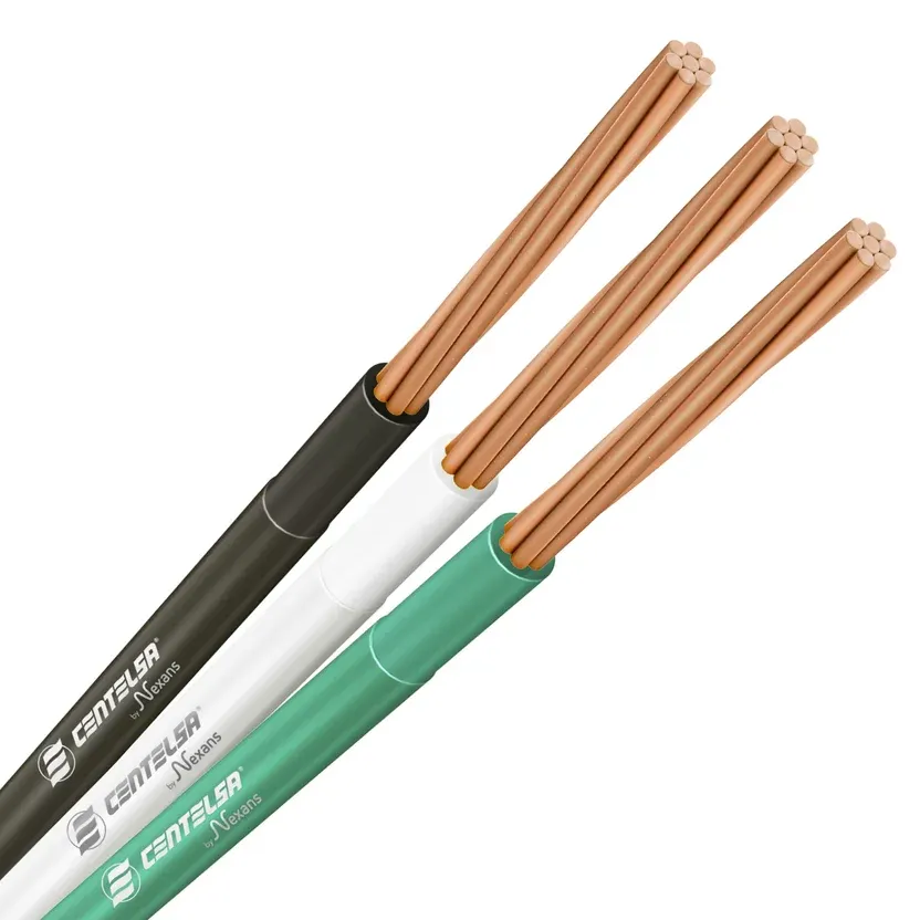 Propack 3 Rollos De Cable #12 X 100M Blanco, Negro Y Verde