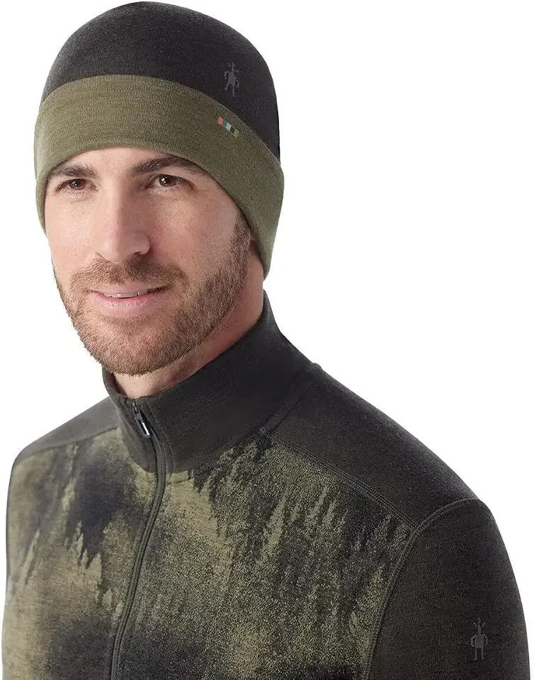 Unisex Adult Thermal Merino Reversible Cuffed Beanie