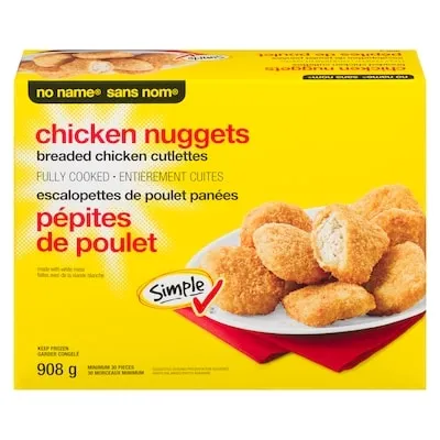 Fully Cooked, Breaded Chicken Nuggets Cutlettes