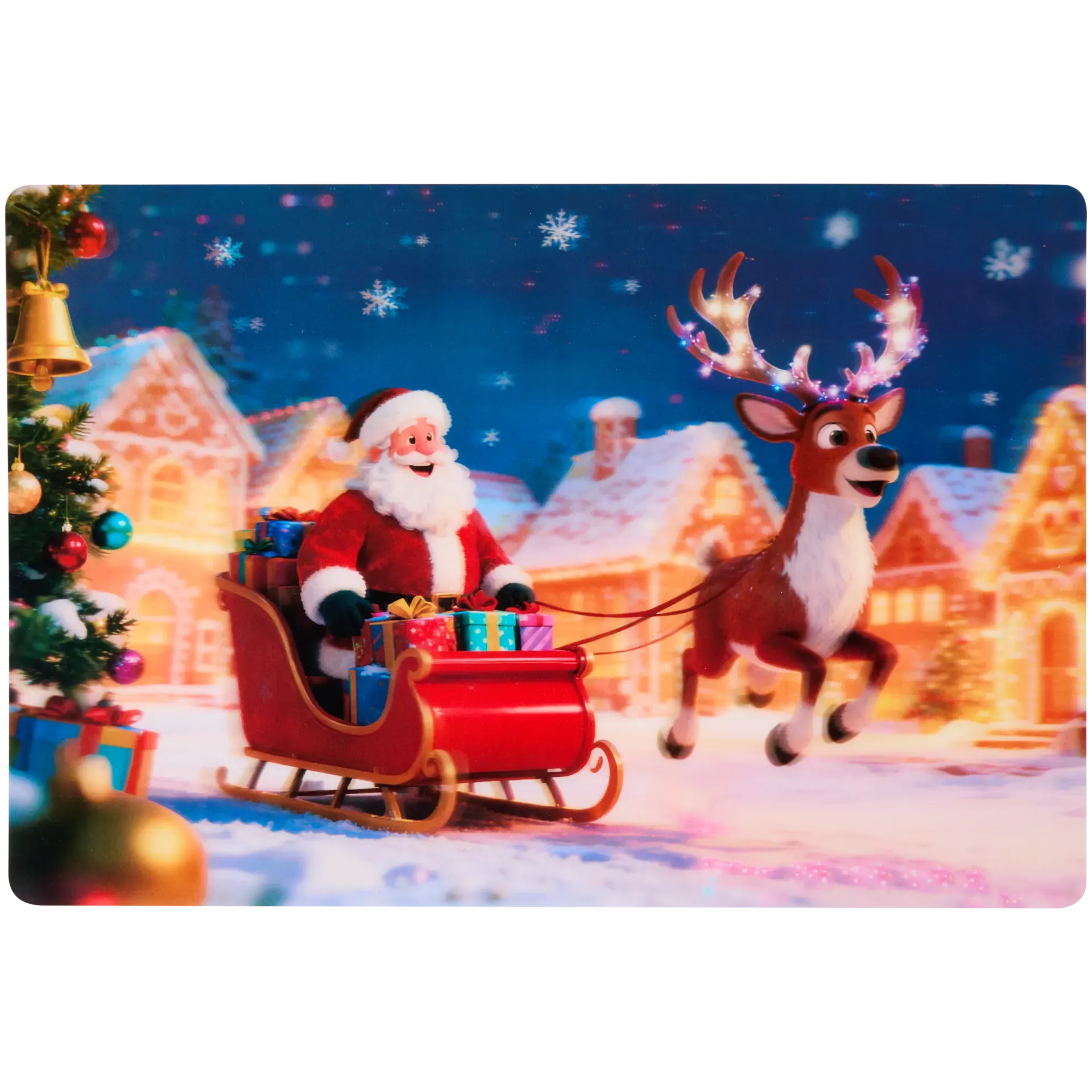 Tovaglietta di Natale olografica