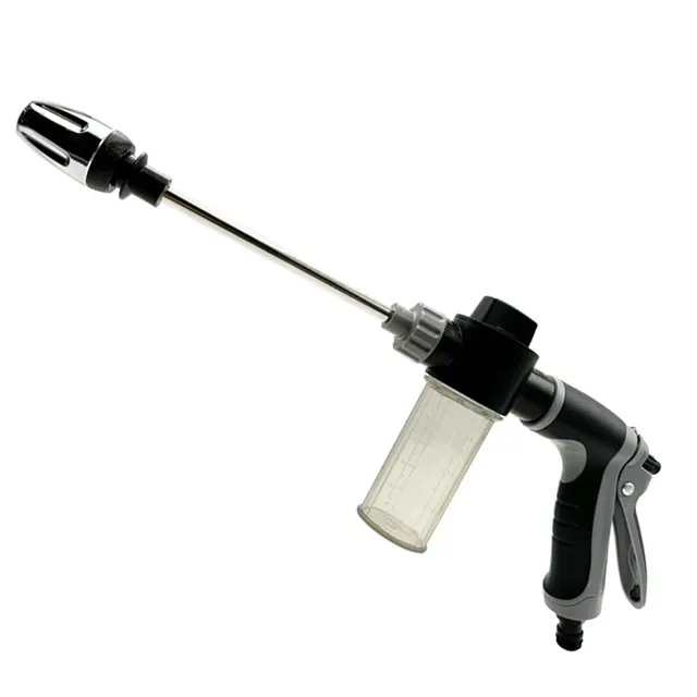 Pistola ad acqua da giardino, annaffiatoio ad alta pressione, pistola ad acqua per impieghi gravosi per lavaggio auto, pulizia, giardino e irrigazione