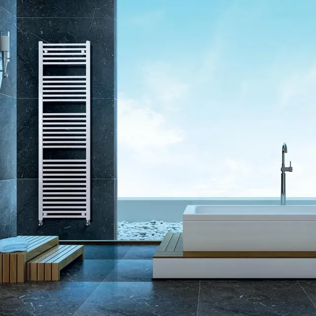 Termoarredo bagno DE'LONGHI 172.6x60 cm interasse 550 mm bianco serie Kiara