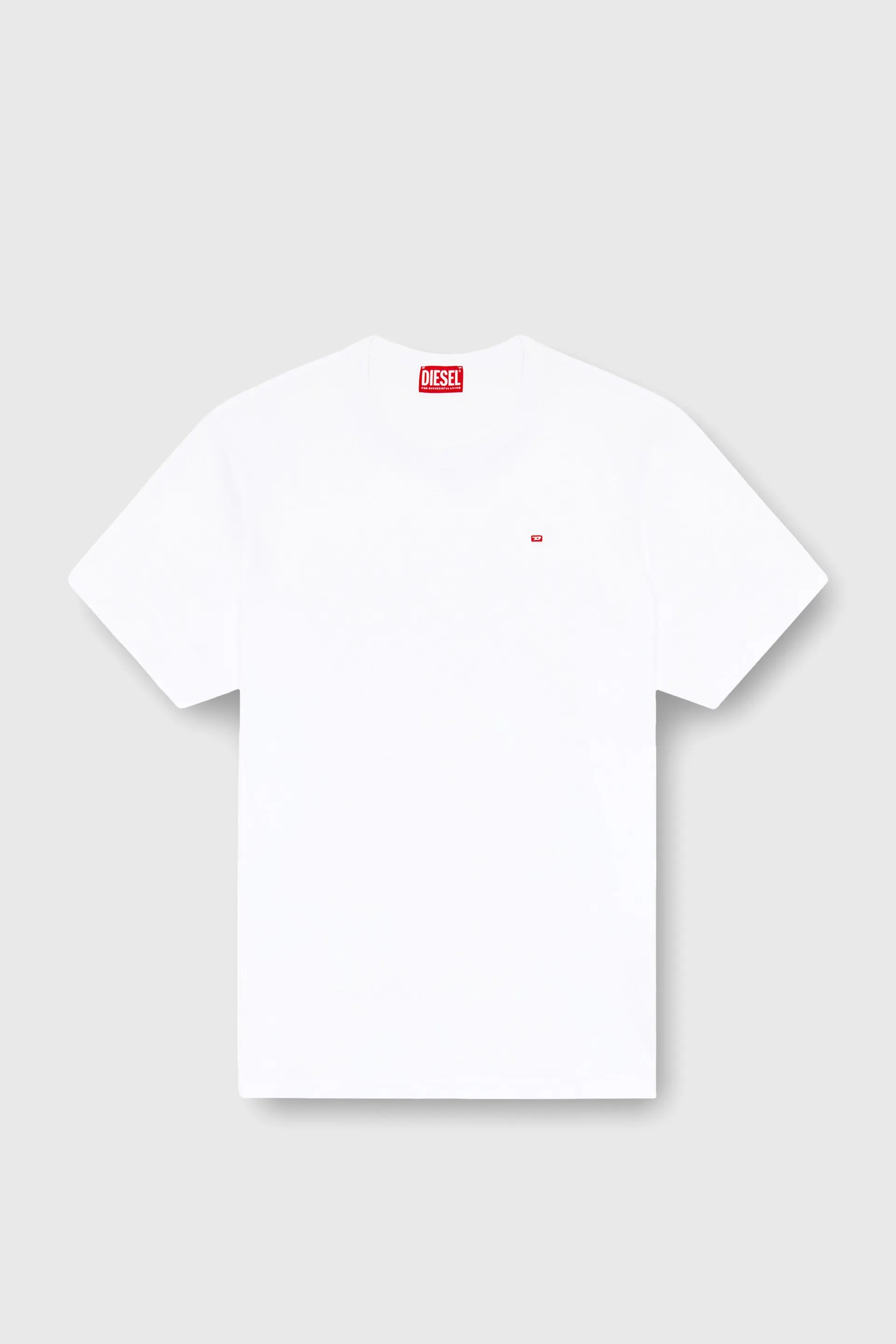 T-shirt with micro-embroidered logo