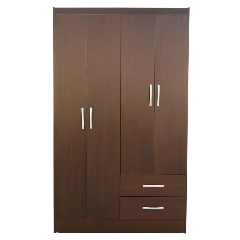 Clóset 4 puertas 2 cajones chocolate