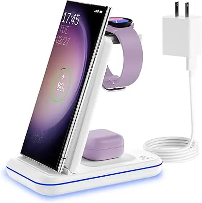 Wireless Charging Station for Samsung/…