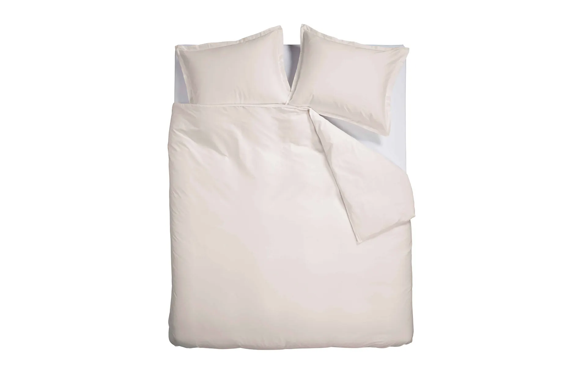 Ambiante Satin Dekbedovertrek Uni Off-white