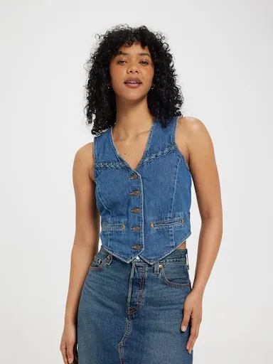 Levi's Braided Vest In Big Yikes
