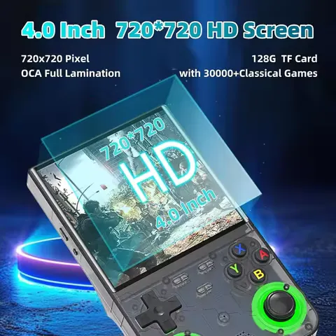 R36S Retro R36 Ultra Handheld Video Game Console IPS Screen 128GB Games Portable Pocket Player Linux System R36Ultra R36 PRO