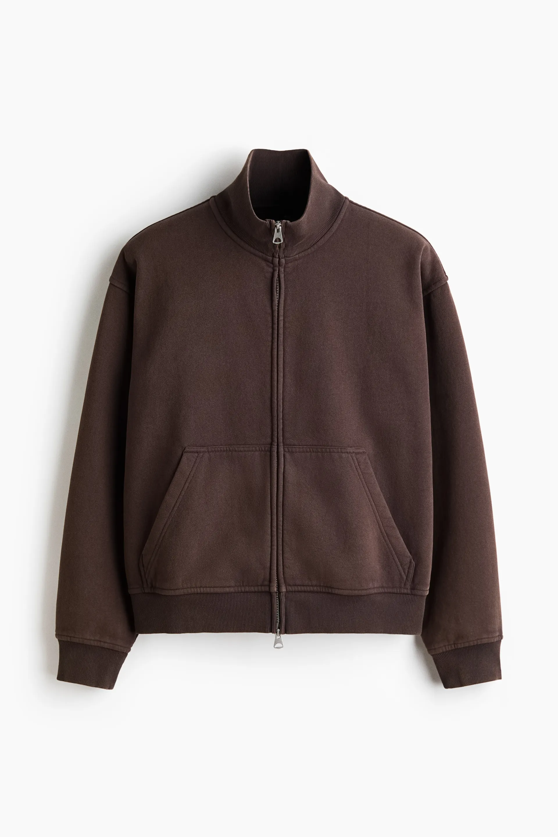 Chamarra deportiva Relaxed Fit de corte cuadrado