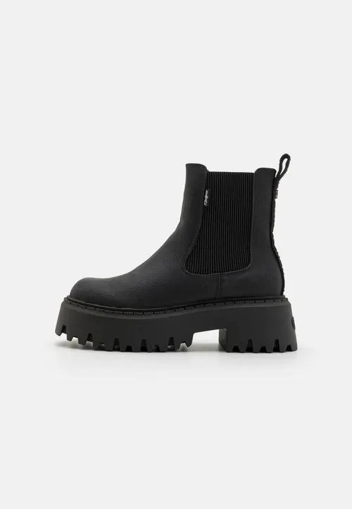 ASPEN CHELSEA WARM - Platåstøvletter - black
