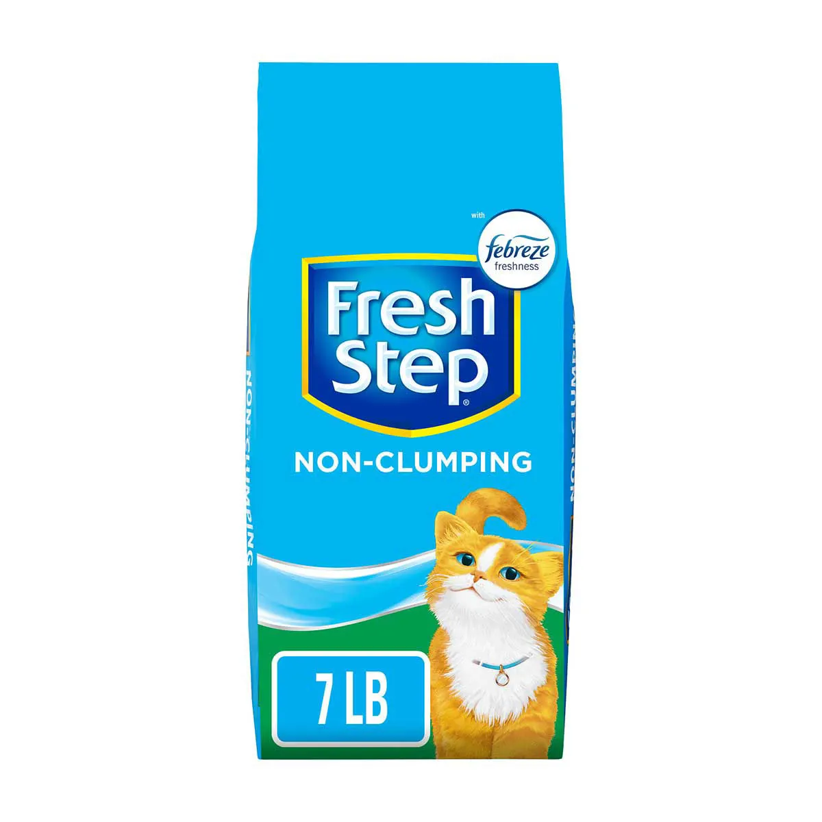Fresh Step Non Clumping Cat Litter With Febreze Freshness, 7 lbs