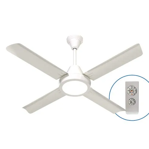 Ventilador de techo Moddo blanco led con control motor dc 35W