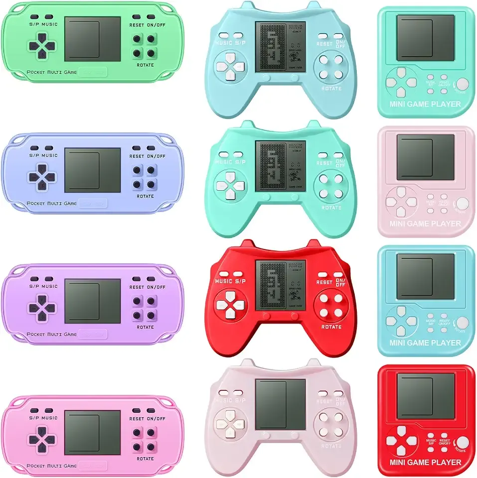 SSRMX 12Pcs Video Game Birthday Party Favors for Kids, Video Game Console Keychain for Boys Girls Birthday Supplies Classroom Prizes