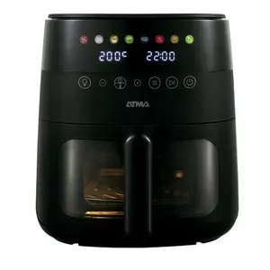 Freidora de Aire ATMA con Visor FR246ABP 6Lts Negro