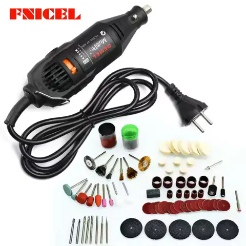 110/220V Electric Drill Dremel Grinder Engraving Pen Electric Grinder Rotary Power Tools Mini Drill Kit Set 130W 5 Variable Spee