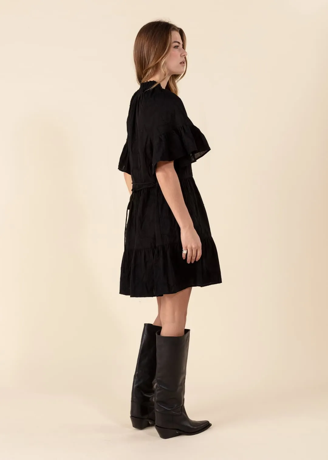 Kort broderad tunika