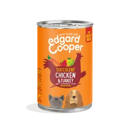 Edgard & Cooper Kip & Kalkoen Met Appel Natvoer Hond 400g