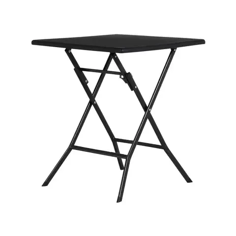 Mesa Plegable Cuadrada Tipo Madera 62 cm