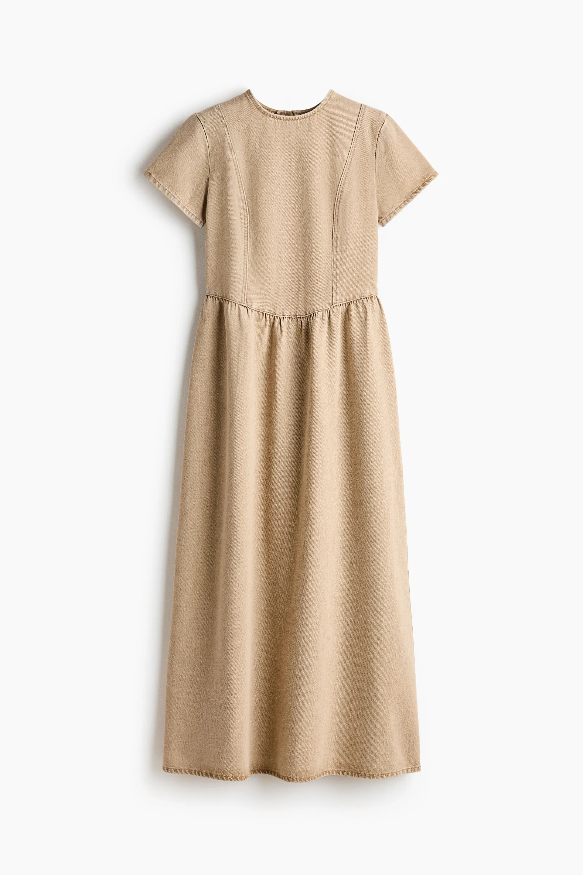 Vestido maxi de denim