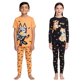 Character Kids' 4-piece Halloween Pajama Set