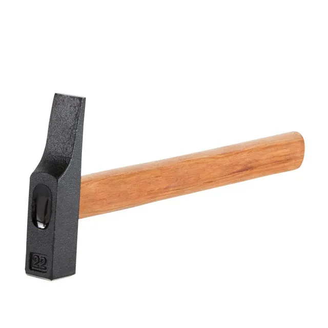 Martello per carpentiere testa in acciaio da 200 gr L 2.2 cm manico in legno