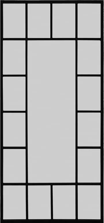 Avenue speil 90x195 cm svart, 17 ruter