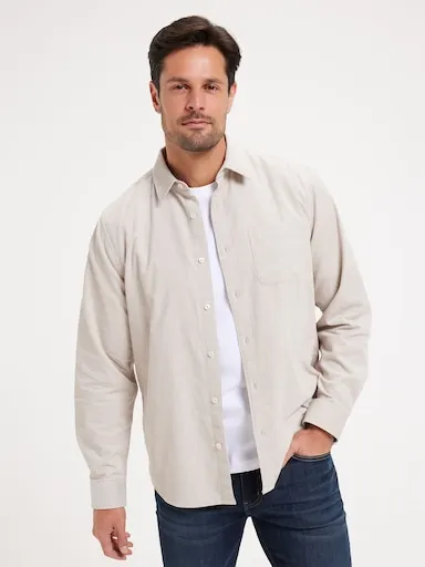 Just Jeans Long Sleeve Cord Shirt