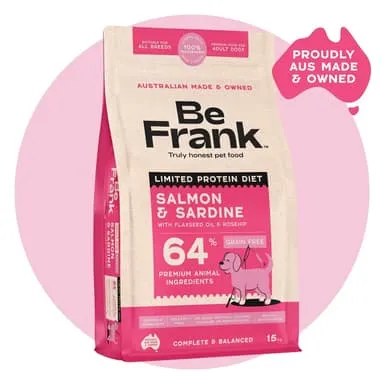 Be Frank Limited Protein Grain Free Salmon & Sardine Dry Dog Food
