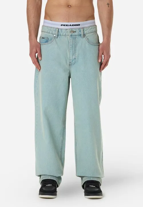 BECE - Løst sittende jeans - sand washed blue