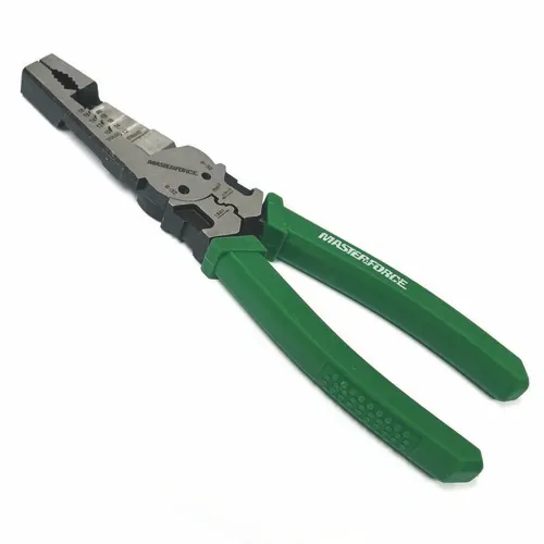 Masterforce® 8" Curved Jaw Locking Wire Stripper