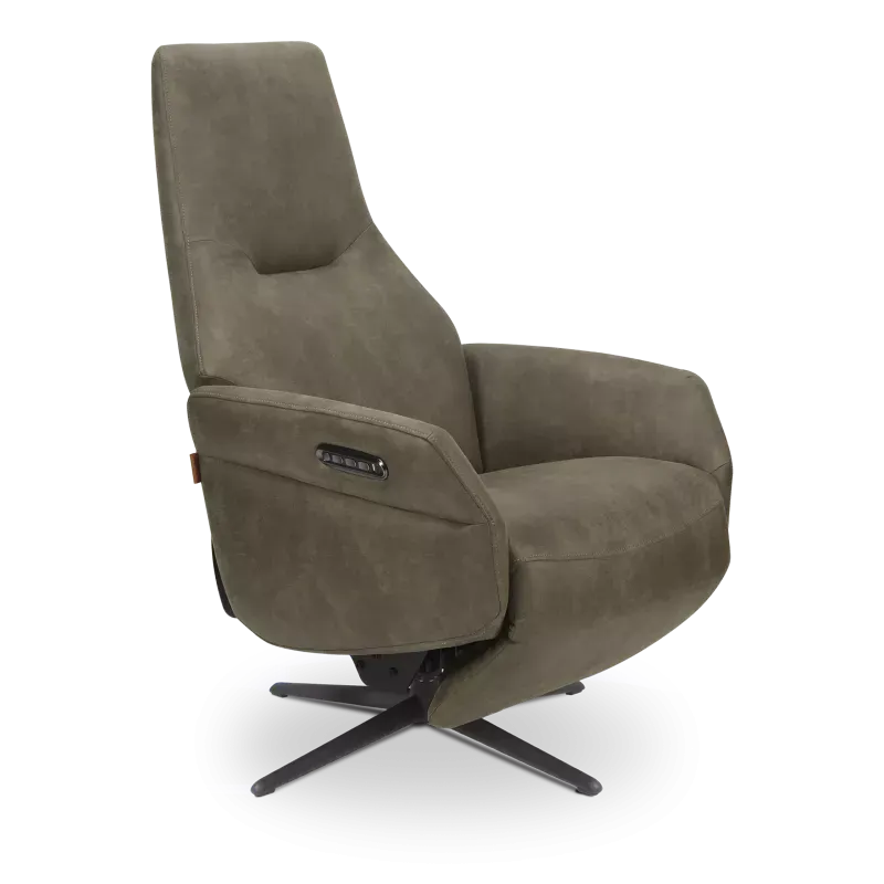 Relaxfauteuil (elektrisch/zwart) Opera - Microleder Oxx Forest