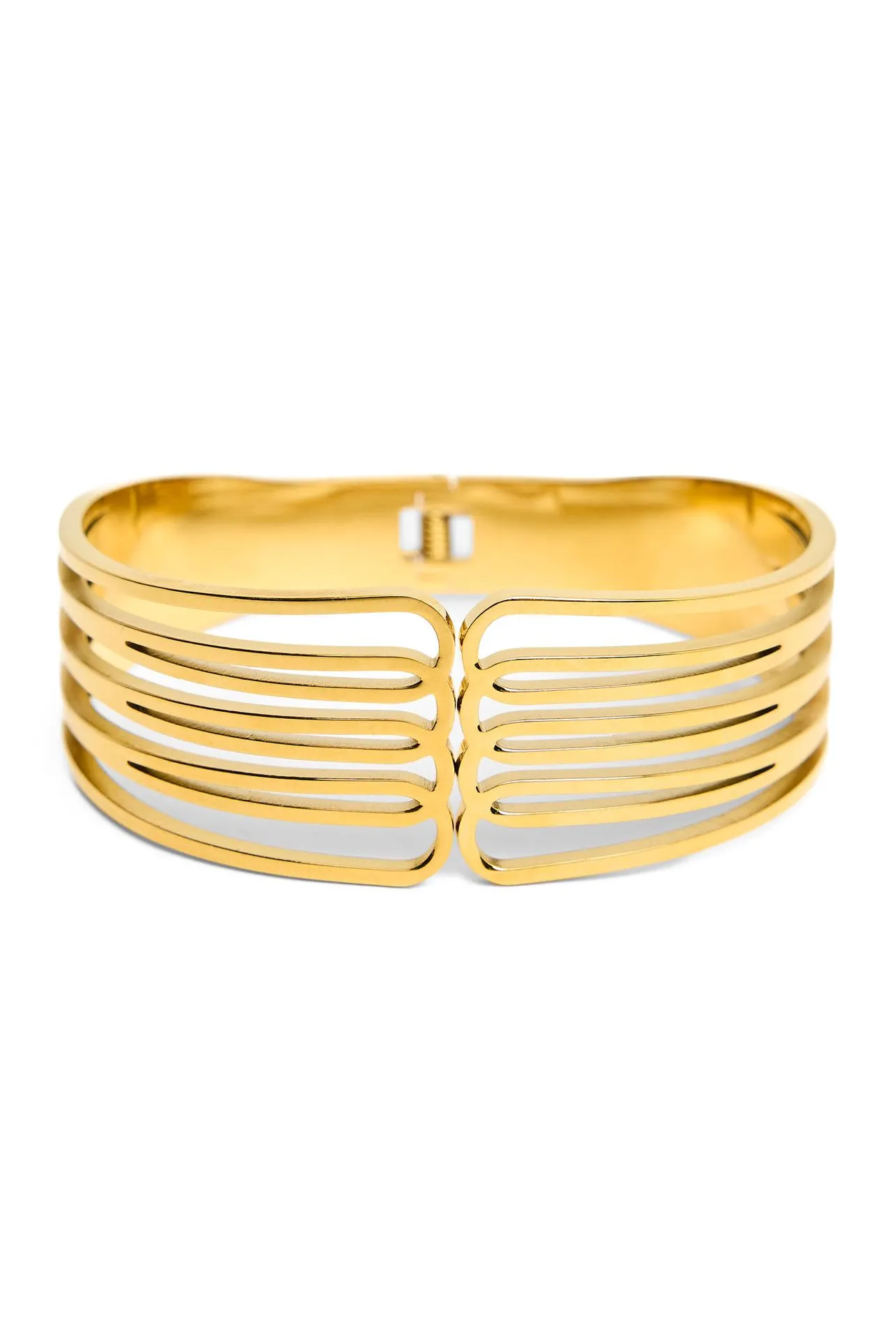 Goudkleurige bangle armband
