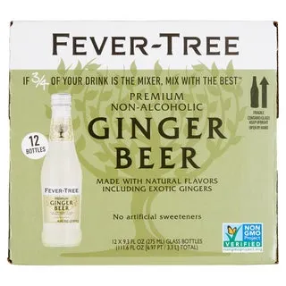 Fever Tree Ginger Beer, 9.3 fl oz, 12-count