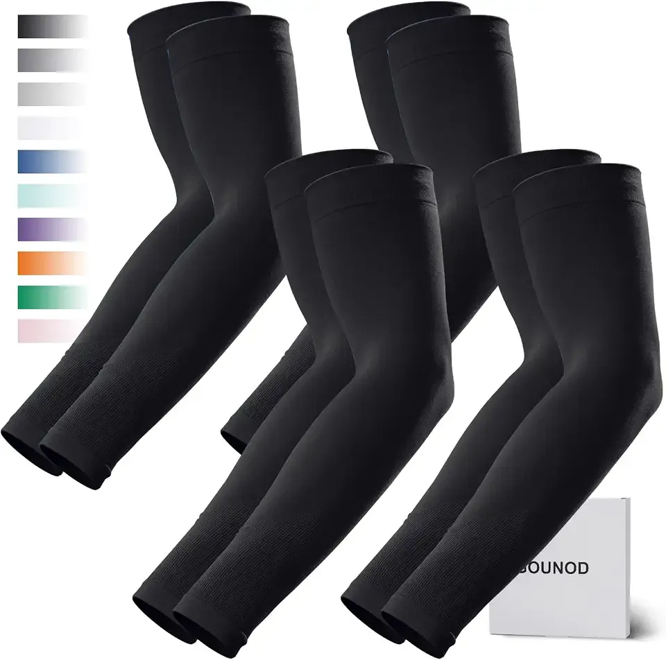 GOUNOD Arm Sleeves for Men Women, UPF 50+ Cooling Sun Protection Sleeves | Sun sleeves for men and women for UV protection, tattoo cover, golf, running, driving, fishing and outdoor work