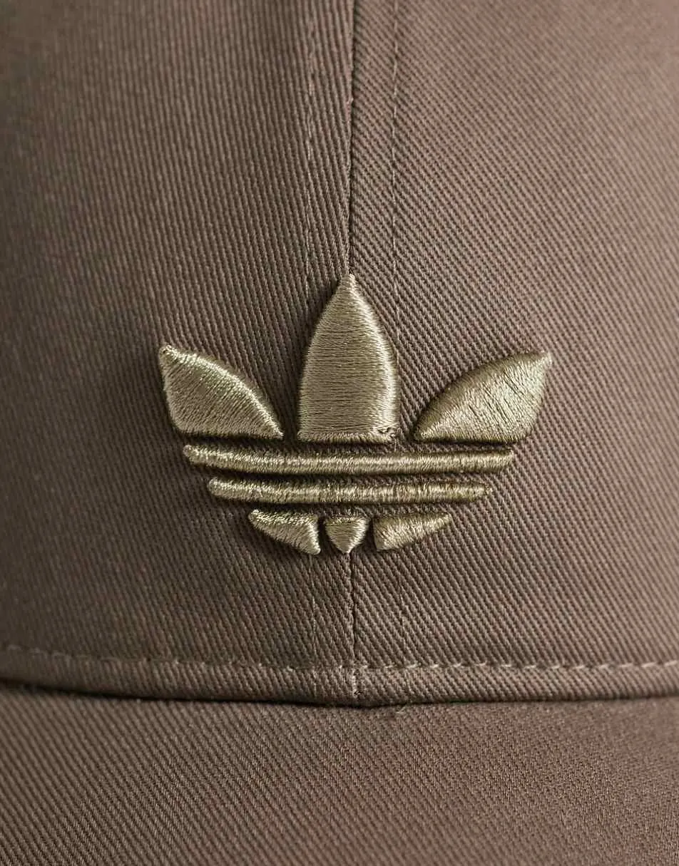 adidas Originals logo cap in light brown