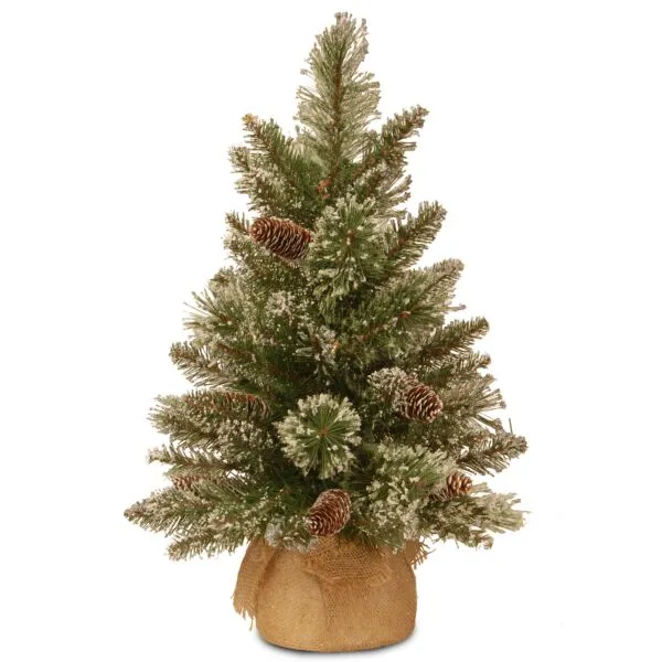 National Tree Company 31BRIB3 Glittery Bristle Burlap Base - 91 cm